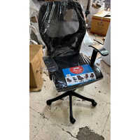 Wire Chair - Mesh, Metal, Plastic | 22" X 22" X 38", Black, 250 Lbs Weight Capacity, 1 Year Warranty, Office Style
