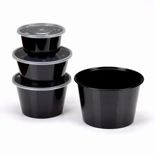 Black Plastic Container