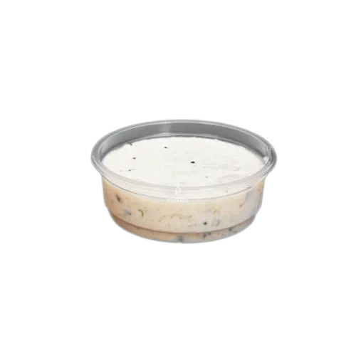 Round Transparent Sealable Container