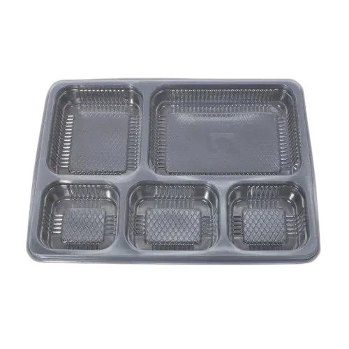 White 5 Compartment Plastic Thali at Best Price in Ludhiana Standard