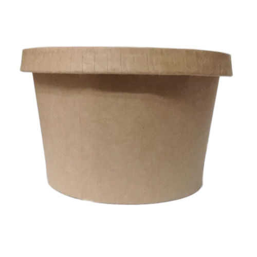 Brown Craft Paper Containers Size: Standard