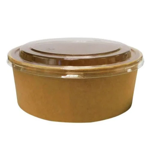 Round Paper Container With Lid