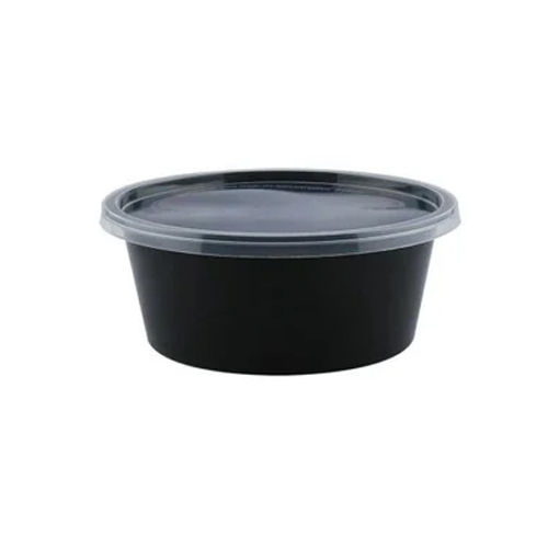 250ml Black Rectangular Container