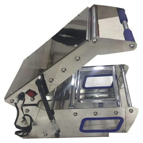 Silver 2 Compartment Meal Tray Sealing Machine