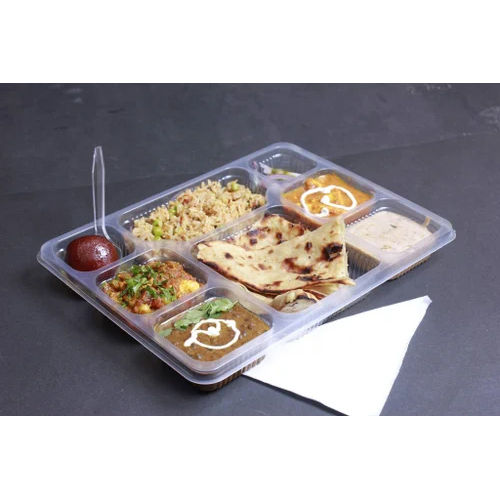 Meal Tray With Eight Compartment Application: Food & Beverage