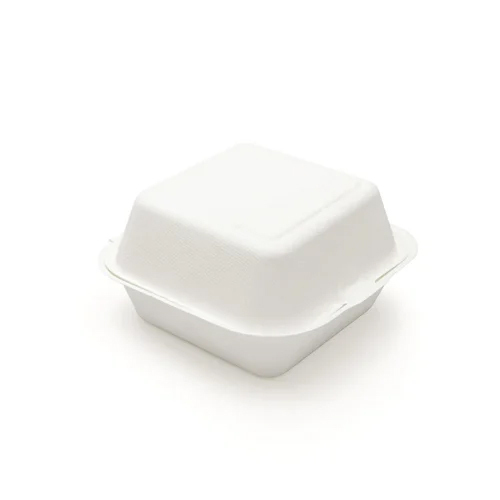 Standard Bagasse Clamshell Box