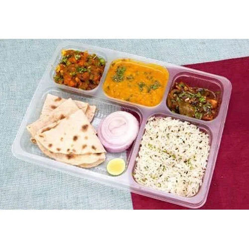 Five Compartment Packed Meal Tray