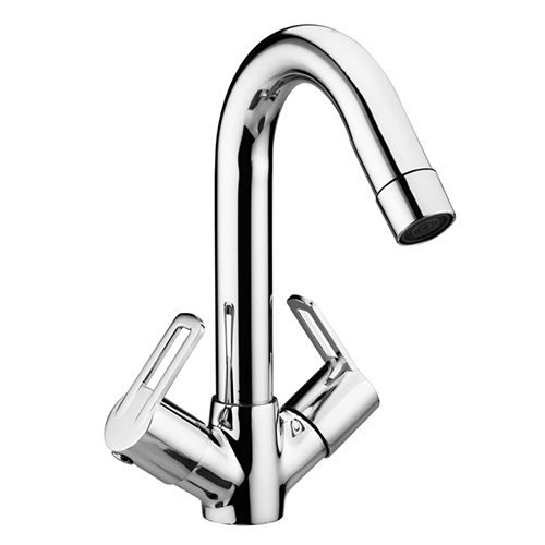 Silver Aadolf Smart Center Hole Basin Mixer