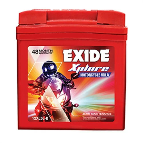 Exide Xplore Motorcycle Vrla 12XL5L-B Battery