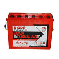 Exide It 500 Tubular Inverter Battery Battery Capacity: 51 A   80Ah