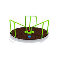 Outdoor Children Merry Go Round - Iron, For Ages 5-15 | High Strength, Rustproof, Smooth Edges, Expertly Designed