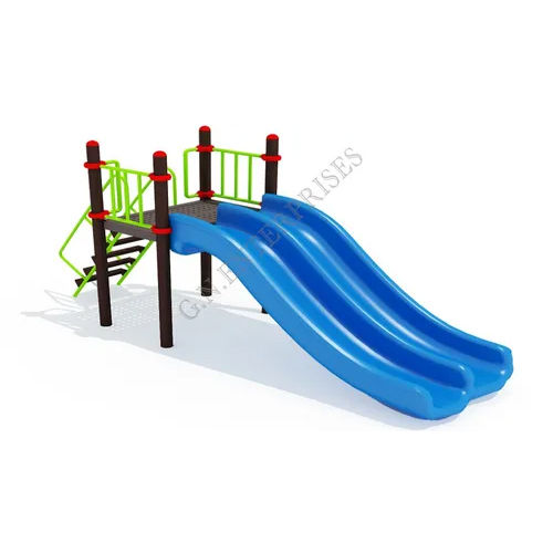 FRP Playground Double Slide