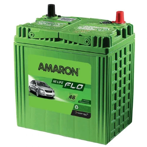 Amaron Hi Life Flo Din55R Car Battery Battery Capacity: 51 A   80Ah