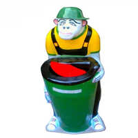 Frp Monkey Dustbin Application: For Waste Material