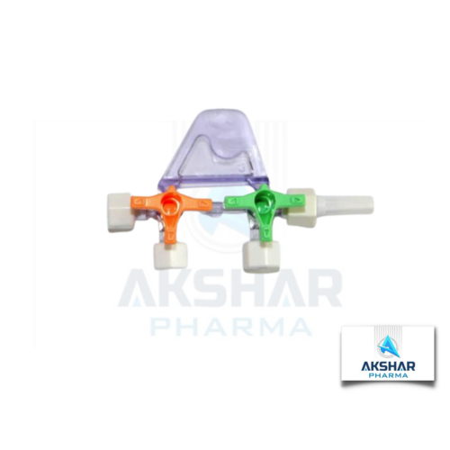 Vystar Female / Male: Ramp Of Two 3-Way Stopcocks