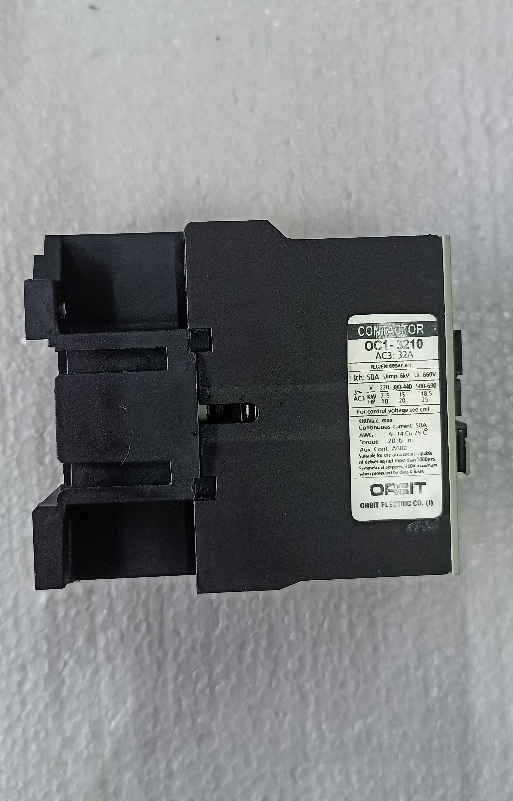 ORBIT 32A CONTACTOR