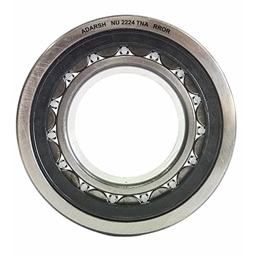 NU 2224 Steel Cylindrical Roller Bearing - Steel Material, Various Sizes Available, Silver Color | Industrial Usage, Durable Performance