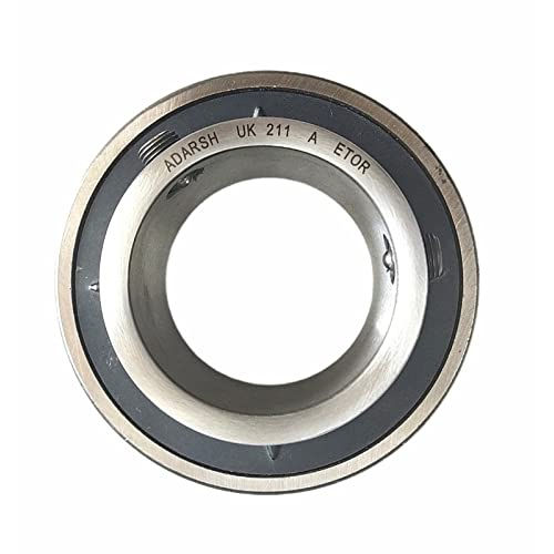 Silver Uk 211 Steel Insert Ball Bearing With Tapper Ball