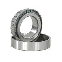 Taper Roller Bearing - Metal, Different Sizes Available | Silver Finish, Ideal For Industrial Applications