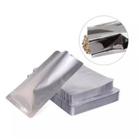 9 x 13 Inch Plain Glossy Aluminium Foil vacuum bag Packaging pharma Pouches with 3 side sealed