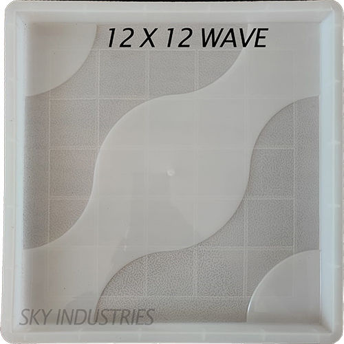 12x12 Wave PVC Paver Mould