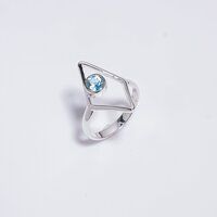 Peridot Faceted Gemstone 925 Sterling Silver Ring women fashion Jewelry