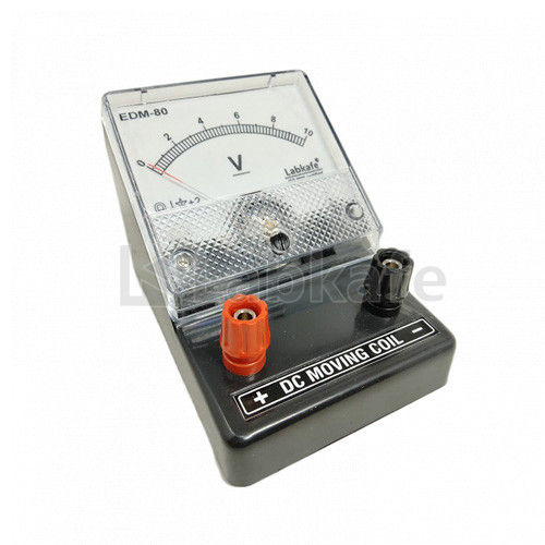 Voltmeter (Edm 80) Square Dial Dc Range 10 Volt