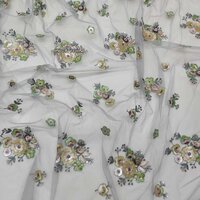 Mono Dyeable Net Fabric