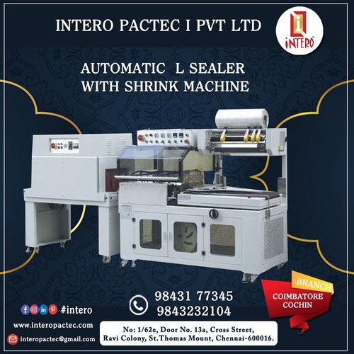 Automatic l Sealer With Shrink Wrapping Machine