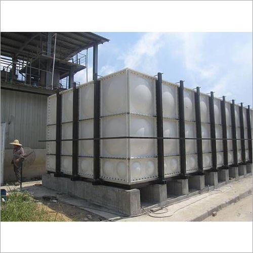 Smc Grp/Frp Panel Type Water Tank - Color: Pale Grey