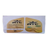 7x4 Inch Lubricant Adhesive Paper Sticker Use: Commercial
