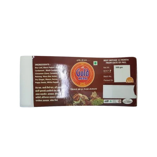 Paper Printed Masala Sticker