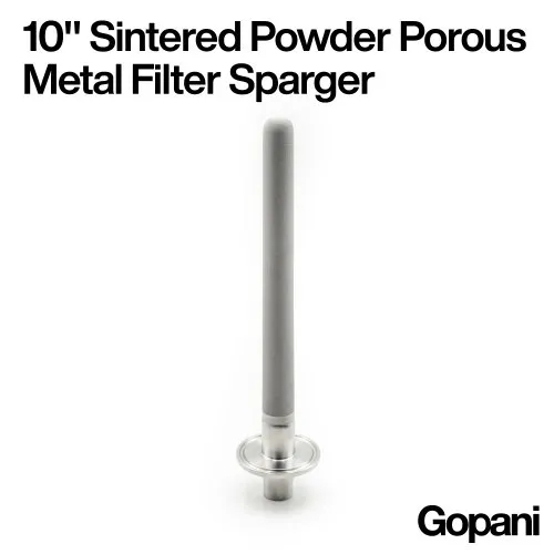 10 Sintered Powder Porous Metal Filter Carbonation Stones
