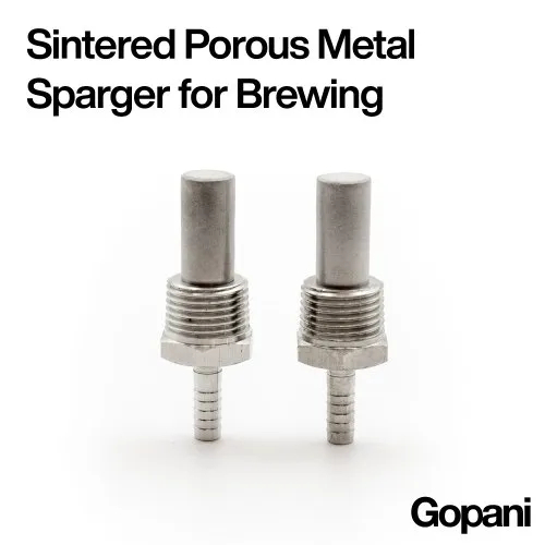 Sintered Porous Metal Sparger for Brewing
