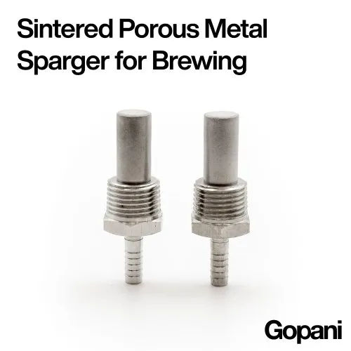 Sintered Porous Metal Sparger for Brewing