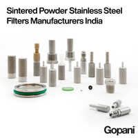 Sintered Powder Stainless Steel Filters Manufacturers India Application: Industrial