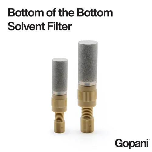 Bottom of the Bottom Solvent Filter