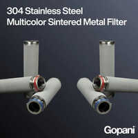 304 Stainless Steel Multicolor Sintered Metal Filter