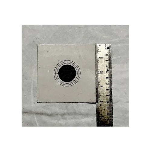 4x4 Inch Target Paper - Tin Material, 100 Pack | Square Shape, Black Color, Ideal for Shooting Sports Applications