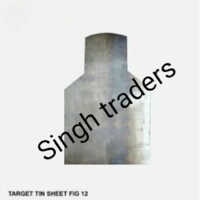Figure 12 Target Tin Sheet - Tin Material, 3ft Size, Gray Color | Ideal For Shooting Sports, Suitable For Industrial Use
