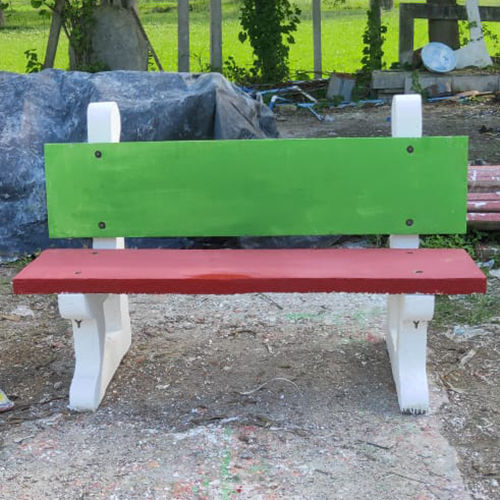 Polished Outdoor Cement Bench