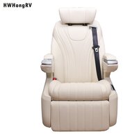 Rv limousin seat for car modification with electrical adjustment and electrical slider camper van seating 1