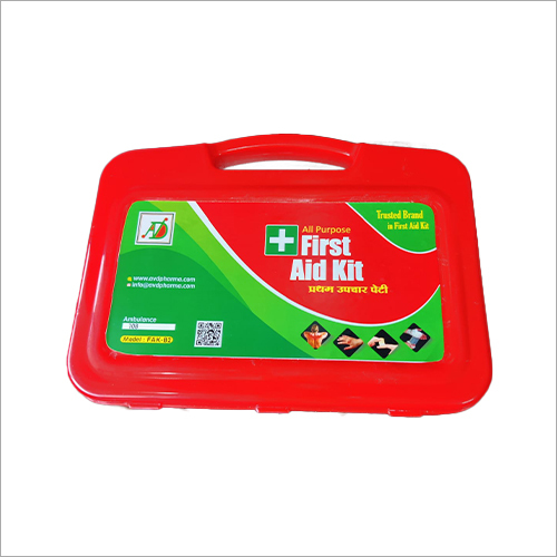 Red All Purpose First Aid Kit