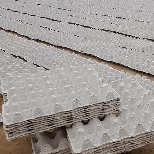 Pulp Egg Tray - Customized Size | High Quality for Commercial Use, Ideal for Storing and Transporting Eggs Safely and Efficiently