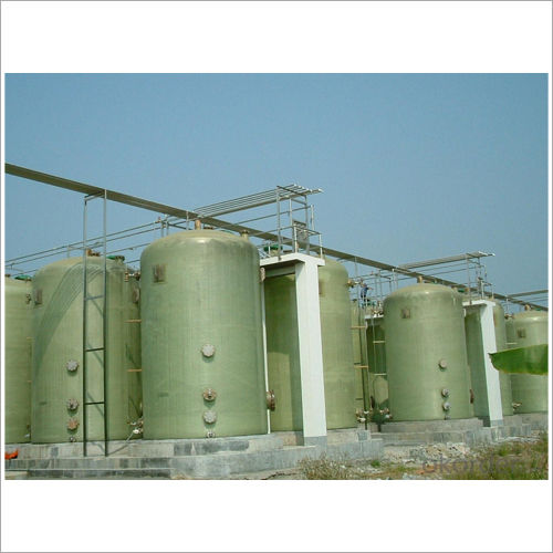 Grey Pp Frp Chemical Storage Tank