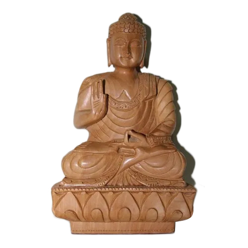 Durable Wooden Japani Buddha Statue