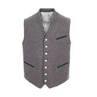 Breathable Mens Grey Waistcoat