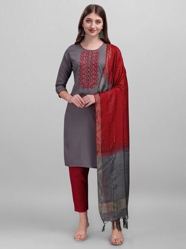 Bubbly Grey Cotton Kurti