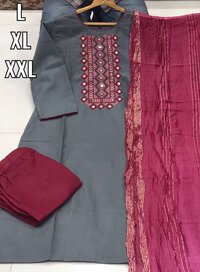 Bubbly Grey Cotton Kurti