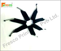 Mobile Charger Premium Packaging Ropes - Silk Material, Customizable Width & Length, Black Satin Fabric, One-sided, Plain Pattern